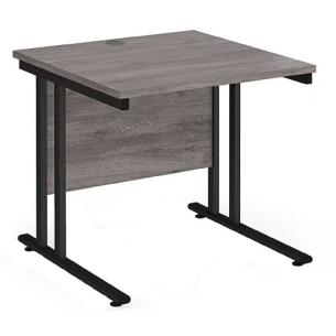 Escritorios laterales con paneles rectangulares