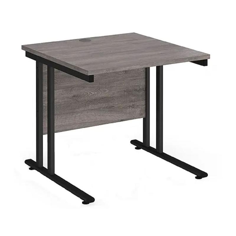 Escritorios laterales con paneles rectangulares