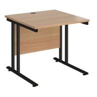 Escritorios laterales con paneles rectangulares