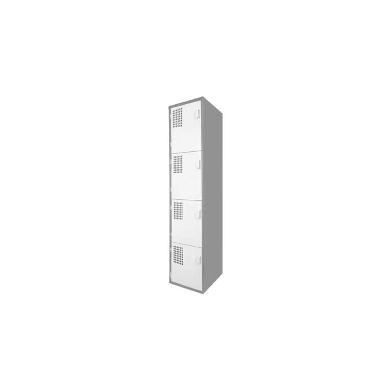 Locker Color Blanco - 4 puertas
