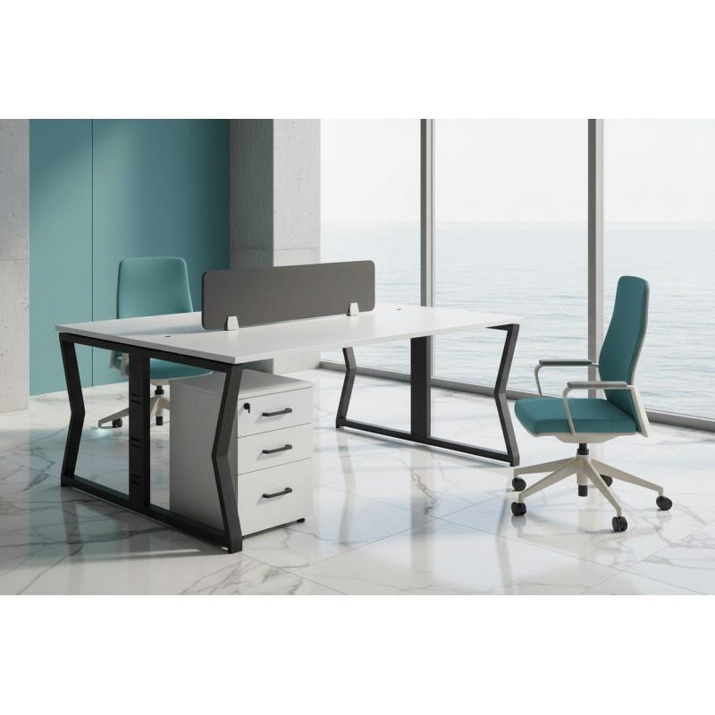 Estacion de trabajo de oficina para 2 personas