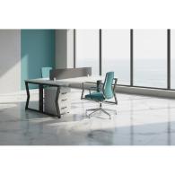 Estacion de trabajo de oficina para 2 personas