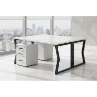 Estacion de trabajo de oficina para 2 personas