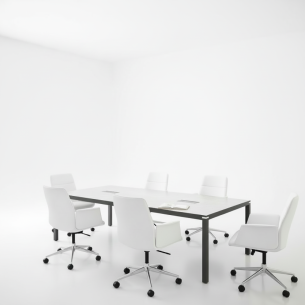 Mesa de oficina moderna para conferencias