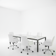 Mesa de oficina moderna para conferencias