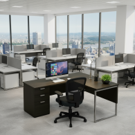 Escritorio Corner Gray