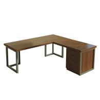 Escritorio de oficina ejecutivo de esquina