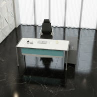 Escritorio de gerente de muebles de oficina