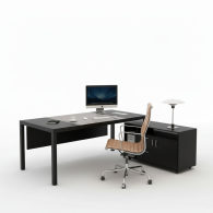 Escritorio moderno de muebles de oficina Escritorio de oficina ejecutivo en forma de L
