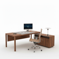 Escritorio moderno de muebles de oficina Escritorio de oficina ejecutivo en forma de L