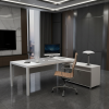 Escritorio moderno de muebles de oficina Escritorio de oficina ejecutivo en forma de L