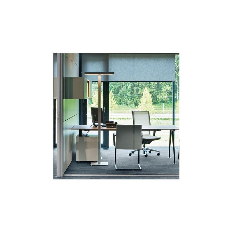 Escritorio de oficina ejecutivo rectangular de melamina