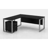 Escritorio En Forma De L Con Pedestal Móvil