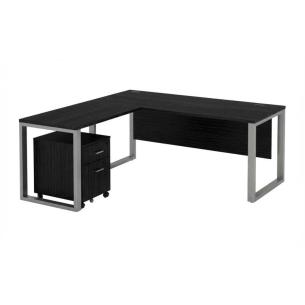 Escritorio En Forma De L Con Pedestal Móvil