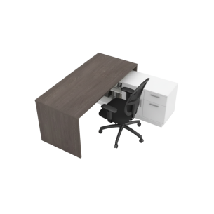 Escritorio Para Computadora De Madera En Forma De L