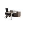 Escritorio de oficina modular de melamina