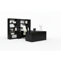Escritorio de oficina BLACK LU NOVO