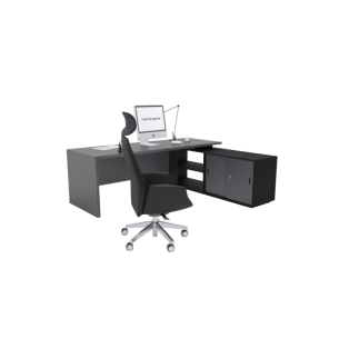 Escritorio De Oficina Black Combinator