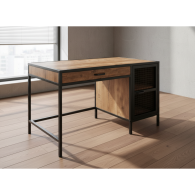 Escritorio Drawers / Café con negro /