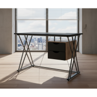 Escritorio Desk Bora / Maple con gris