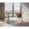 Escritorio Desk Bora / Maple con gris