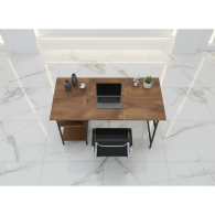 Escritorio Herrería Y Madera Industrial