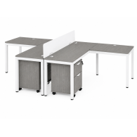 Estación de Trabajo Modular para 4 Personas NOVA