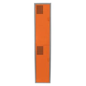 Locker Color Naranja - 2 Puertas