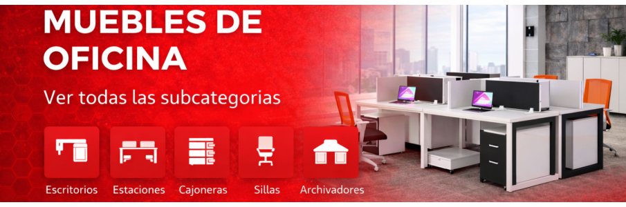 Muebles de oficina, escritorios, salas de juntas, recepciones y más...